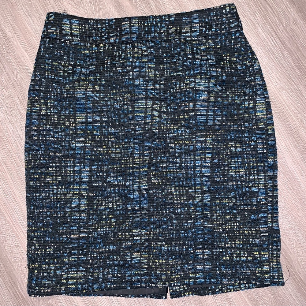 Ann Taylor Tweed Pencil Skirt Sz 4